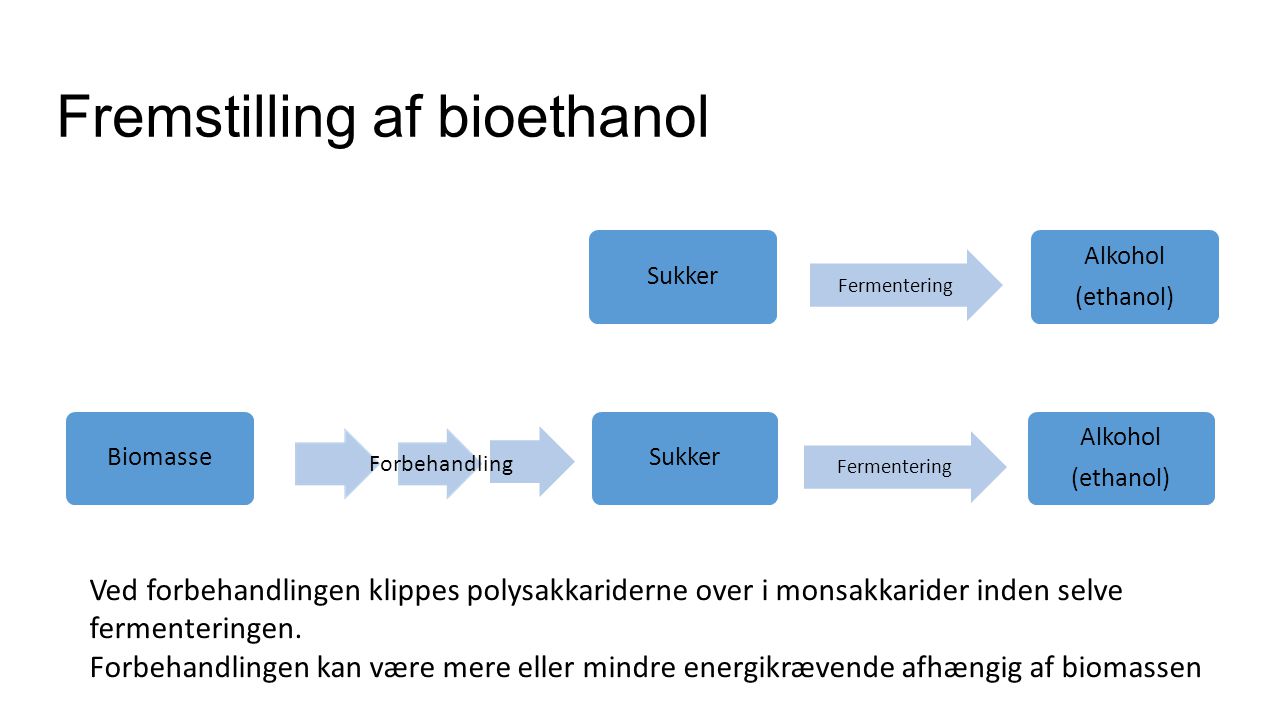 bioethanol i stedet for benzin